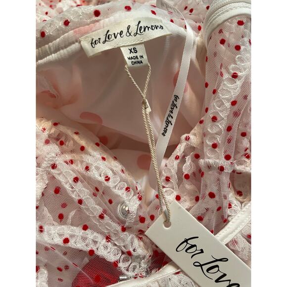 NWT - For Love & Lemons Llaria Mini Dress - Picture 4 of 7